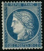 ** N°37 20c Bleu - TB - 1870 Siege Of Paris