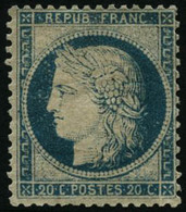 * N°37 20c Bleu - TB - 1870 Assedio Di Parigi