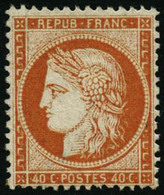 * N°38 40c Orange, Quasi SC - TB - 1870 Asedio De Paris
