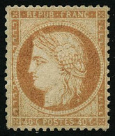 * N°38b 40c Orange Terne, Quasi SC Fraicheur Postale - TB - 1870 Assedio Di Parigi