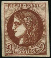 ** N°40B 2c Brun Rouge R2 - TB - 1870 Emisión De Bordeaux