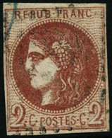 Oblit. N°40Ba 2c Rouge Brique - B - 1870 Ausgabe Bordeaux