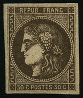 ** N°47 30c Brun - TB - 1870 Emisión De Bordeaux
