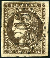 Oblit. N°47 30c Brun - TB - 1870 Ausgabe Bordeaux