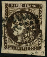 Oblit. N°47 30c Brun - TB - 1870 Emission De Bordeaux