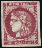 ** N°49 80c Rose - TB - 1870 Emissione Di Bordeaux