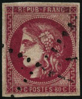 Oblit. N°49 80c Rose - TB - 1870 Emissione Di Bordeaux