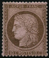 ** N°58 10c Brun S/rose - TB - 1871-1875 Ceres