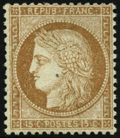 ** N°59 15c Bistre - TB - 1871-1875 Ceres