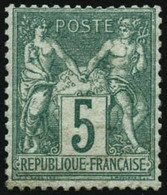 ** N°64 5c Vert - TB - 1876-1878 Sage (Tipo I)