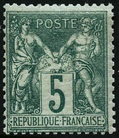 ** N°64 5c Vert - TB - 1876-1878 Sage (Tipo I)