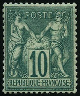 ** N°65 10c Vert, Luxe - TB - 1876-1878 Sage (Type I)