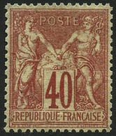 ** N°70 40c Rouge-orange - B - 1876-1878 Sage (Type I)