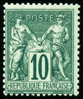 * N°76 10c Vert - TB - 1876-1878 Sage (Type I)