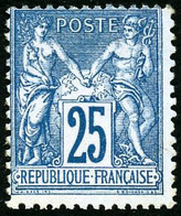 ** N°79 25c Bleu - TB - 1876-1878 Sage (Type I)