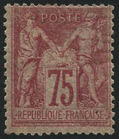 ** N°81 75c Rose - TB - 1876-1878 Sage (Type I)