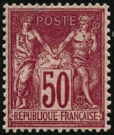 ** N°98 50c Rose - TB - 1876-1878 Sage (Tipo I)