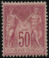 ** N°98 50c Rose - TB - 1876-1878 Sage (Tipo I)