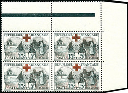 ** N°156 15c + 5c Infirmière, Bloc De 4 - TB - Other & Unclassified