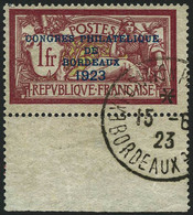 Oblit. N°182 1F Congrès De Bordeaux - TB - Other & Unclassified