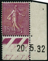 ** N°202a 75c Lilas Rose, Type II - TB - Other & Unclassified