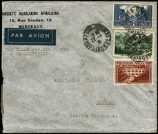 Lettre N°262B 20F Pont Du Gard, Dent 11 S/lettre Pour La Guinée  - TB - Other & Unclassified