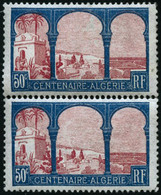 ** N°263b 50c Bleu Et Rose, Paire Dont 1ex Variété D'Alcérie - TB - Other & Unclassified