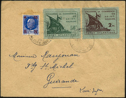 Lettre N°8/9 La Paire S/lettre - TB - War Stamps
