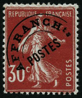 ** N°58 30c Rouge - TB - Other & Unclassified