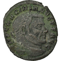 Monnaie, Maximien Hercule, Follis, AD 307, Rome, SUP+, Billon, RIC:194b - La Tétrarchie (284 à 307)