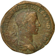 Monnaie, Alexandre Sévère, Sesterce, AD 226, Rome, TB+, Cuivre, RIC:440c - La Dinastia Severi (193 / 235)
