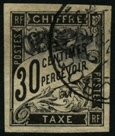 Oblit. N°3 30c Noir, Signé Brun - TB - Altri & Non Classificati