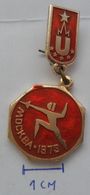 RUSSIA USSR , FENCING, MOSCOW 1973  PINS BADGES PLAS - Escrime