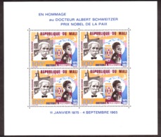 Mali 1966 - BF N°4 - Neuf ** - Docteur Albert Schweitzer - Albert Schweitzer