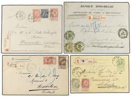 225 BELGICA. 1897-1905. FOURTEEN Registered Covers To HOLLAND. Diverse Frankings. - Other & Unclassified