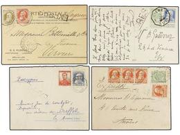 299 BELGICA. 1906-12. THIRTEEN Envelopes And Cards With Diverse Frankings And <B>EXPRESS</B> Mark. - Andere & Zonder Classificatie