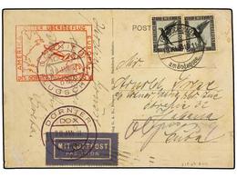 435 CUBA. 1931 (30-I). ALEMANIA A LA HABANA. Circulada Con Sellos Alemanes De <B>2 MK </B>(2) Por DORNIER-DOX Hasta RÍO  - Other & Unclassified