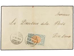 480 ETIOPIA. 1912. ADDIS-ABBEBA To DIRE-DAOUA. <B>4 Gr. </B>green And Orange. - Andere & Zonder Classificatie