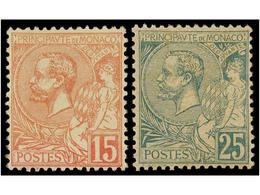 622 ** MONACO. Yv.11/21, 22/25 Y 26. 1891-1914. SERIES COMPLETAS. LUJO. Yvert.1.430€. - Altri & Non Classificati