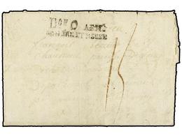 675 ALEMANIA. 1796. ELSENBERG To FRANCE. Entire Letter With <B>Don O ARME/SAMBRE ET MEUSE </B>mark. - Other & Unclassified