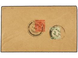 780 MALAYA. 1934. SITKWIN To SERAMBAN. <B>2 Annas</B> Taxed On Arrival With Federated Malay States <B>4 Cents.</B> Green - Andere & Zonder Classificatie