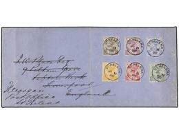 835 SANTA HELENA. Sg.46/47, 49/52. 1900. SAINT HELENA To LIVERPOOL And Redirected To Post Office In Saint Helena. Fine F - Sonstige & Ohne Zuordnung