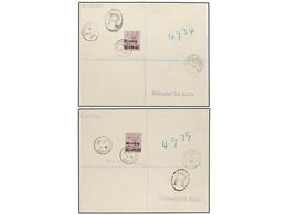 840 SEYCHELLES. Sg.43, 44. 1902. SEYCHELLES To GERMANY. <B>45 Cts. On 1 R.</B> And <B>30 Cts.</B> <B>on 1 R.</B> Two Cov - Altri & Non Classificati