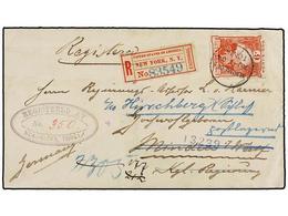 853 TONGA. Sg.47. 1904. NUKUALOFA To GERMANY. <B>6 D.</B> Red Stamp, Arrival Cds On Reverse. - Andere & Zonder Classificatie