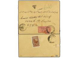 882 ZANZIBAR. Sg.D23. 1932. Underpaid Cover From SAMANDU (Madagascar) Franked On Reverse With <B>50c.</B> Brown; Struck  - Autres & Non Classés