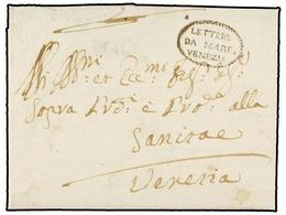 885 GRECIA: ISLAS JONICAS. 1786 (1 February). ZANTE To VENEZIA. Entire Letter With Oval <B>LETTERE/DA MARE/VENEZIA</B> A - Altri & Non Classificati