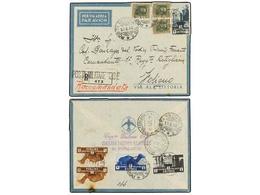 1010 ETIOPIA. 1936. Carta Completa Con El Texto Dirigida A ITALIA, Precioso Franqueo En Anverso Y Reverso Circulada Por  - Other & Unclassified