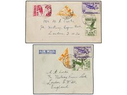 1040 LIBERIA. 1939. Four<B> AIR MAIL</B> Covers To Europe. - Andere & Zonder Classificatie