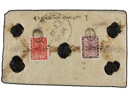 1097 NEPAL. Mi.49, 54. 1942 (May). CHANDRAGANJ To KATHMANDU. Registered Cover Franked With A <B>16 Pice</B> Stamp Of The - Other & Unclassified