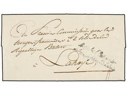 1101 HOLANDA. 1800. LA HAYE Internal Entire Letter With Nice Printed Heading <I>'Armée De La Batavie'</I> . Franchise Of - Andere & Zonder Classificatie